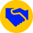 Shaking hands icon